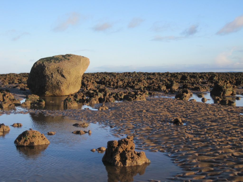 hanging stone and reef